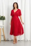Rochie de ocazie din voal cu glitter Darling Rosie