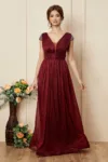 Rochie de ocazie din voal cu glitter Florence Bordo