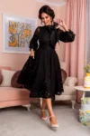 Rochie de ocazie in clos Radiant Neagra