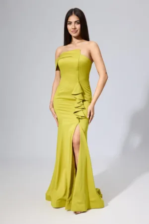 Rochie de ocazie premium tip sirena cu model one shoulder Dellora Fistic