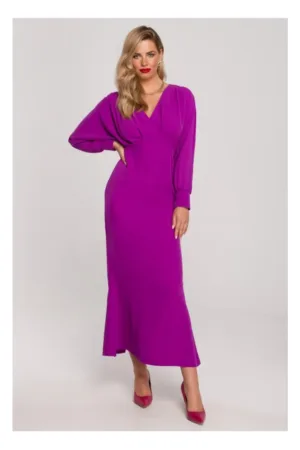 Rochie de peste cu top kimono - lavanda -