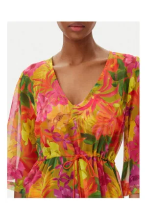 Rochie de plaja -  BL596 fucsia poliester - L