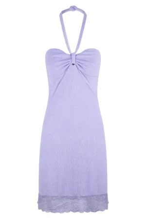 Rochie de plaja cu garnituri de dantela