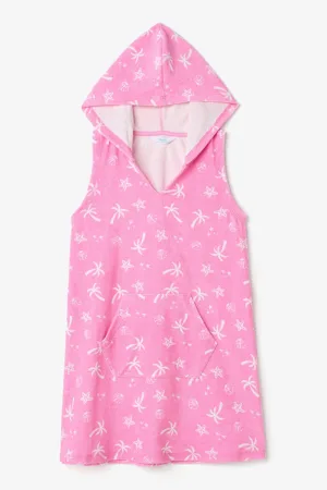 Rochie de plaja cu gluga