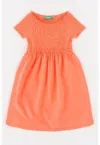 Rochie de plaja cu insertii elastice
