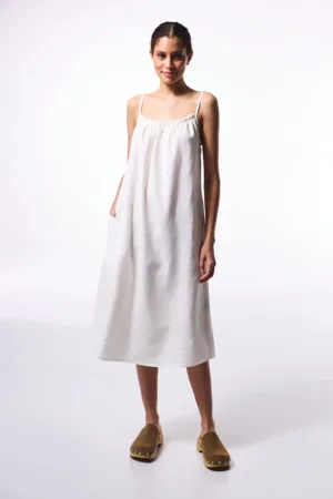 Rochie de plaja din amestec de in