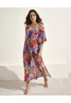 Rochie de plaja multicolor