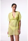 Rochie de plaja semitransparenta