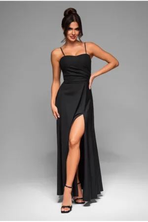 Rochie de seara Maxi LACRICA LA-OM-DLR016 - Negru - M