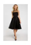 Rochie de seara -  Poliester - Negru