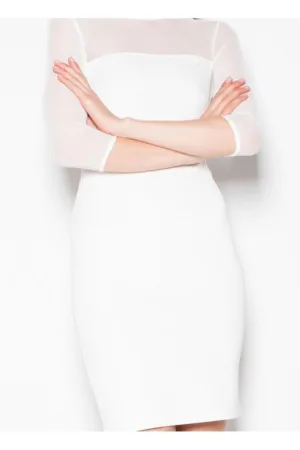 Rochie de seara - alb - eleganta