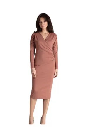 Rochie de seara dama Teresse K477 maro