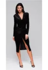 Rochie de seara eleganta midi  LA-OM-DLR253