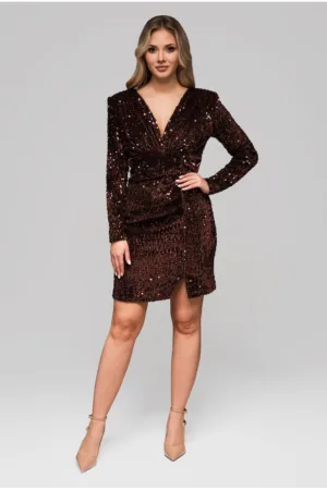 Rochie de seara midi  LA-OM-DLR262