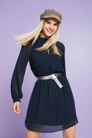 Rochie de sifon cu pliuri