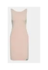 Rochie de vara Dama -  roz - 74% viscoza - 22% poliamida - 4% elastan -