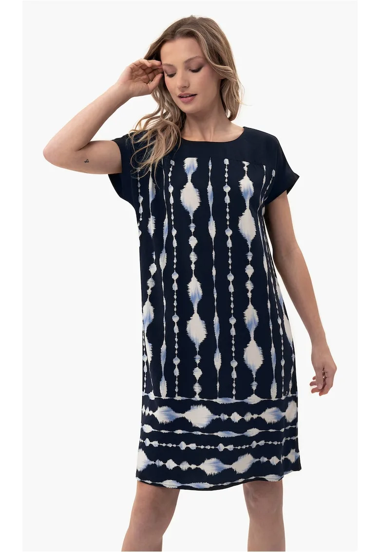 Rochie de vara G-Pomelo - albastru marin cu imprimeu
