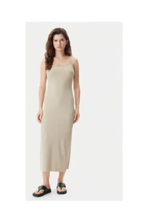 Rochie de vara -  bej - 94% poliamida reciclata - 6% elastan