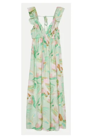 Rochie de vara dama 10324125 - Viscoza/Nylon - Verde