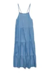 Rochie de vara dama  10326075 - Lyocell - Albastru