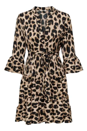 Rochie de vara dama  15219486 - Poliester reciclat - Maro