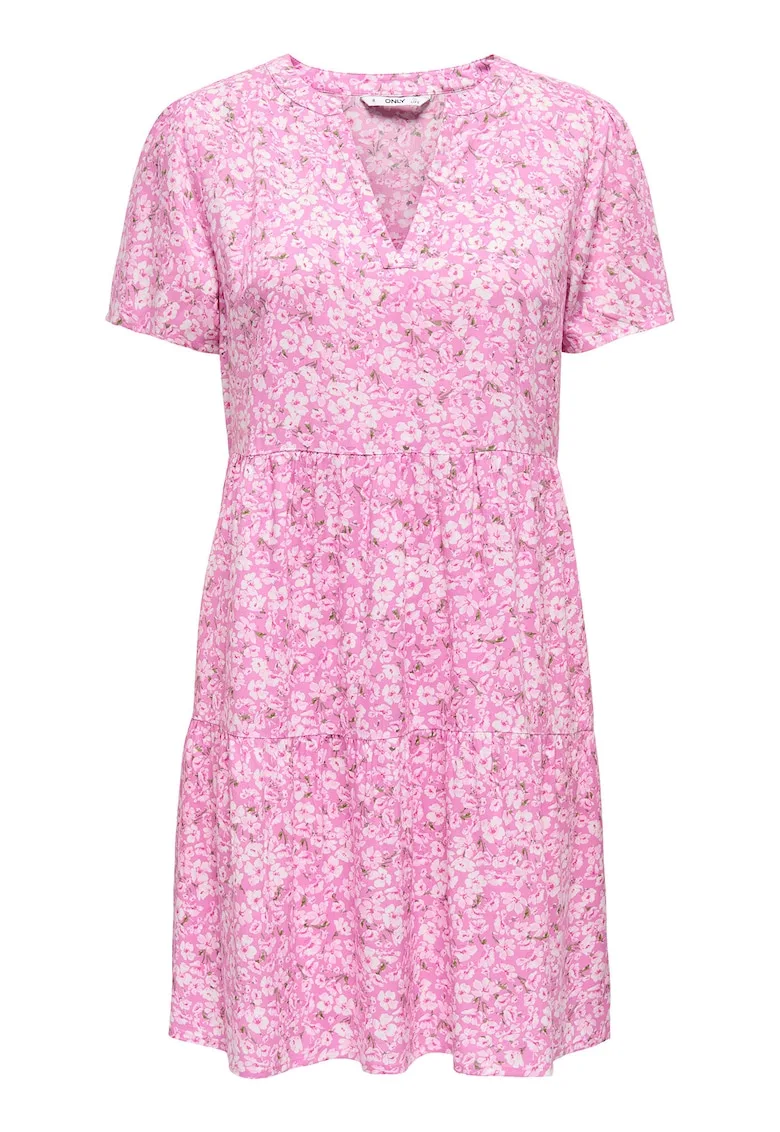 Rochie de vara dama 15262674 - Sintetic - Roz