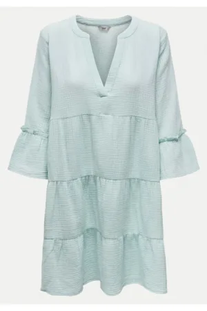 Rochie de vara dama  15267999 - Bumbac organic - Verde