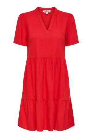 Rochie de vara dama  15310970 - In/Viscoza - Rosu