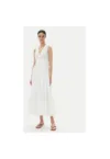 Rochie de vara dama  251-RASKA - Bumbac/Poliester - Alb