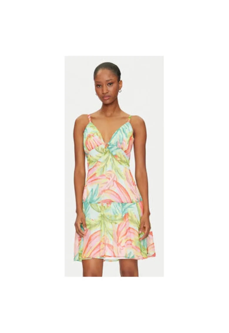 Rochie de vara dama 251-RCREO.F - Poliester - Multicolor