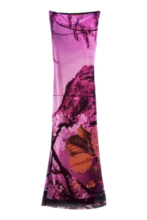 Rochie de vara dama  25SWVK39 - Poliester/Elastan - Roz