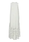 Rochie de vara dama  26037703 - Lyocell/Poliamida - Alb