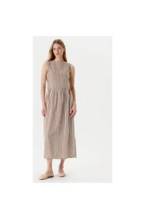 Rochie de vara dama  48I5DV0BK - Bumbac/In - Bej