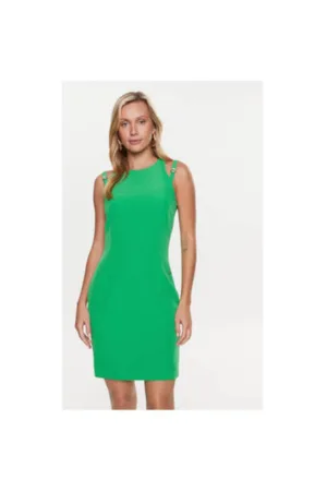 Rochie de vara dama  74CBO903 - Poliester - 38 EU - Verde