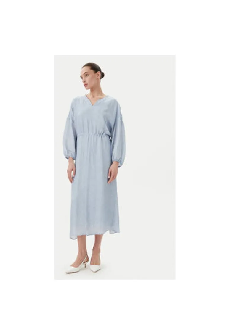 Rochie de vara dama  BBW4441 - Viscoza - Albastru