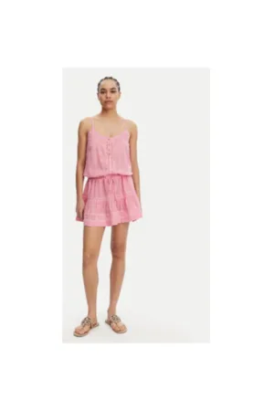 Rochie de vara dama  KELLY - Bumbac - Roz