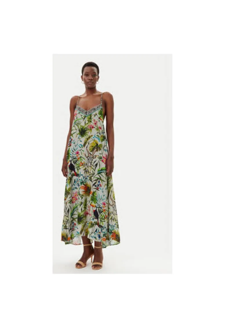 Rochie de vara dama LS2516037 - Viscoza - Verde