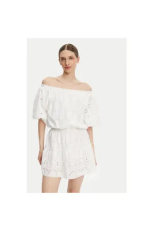 Rochie de vara dama  MICHA - Bumbac - Alb