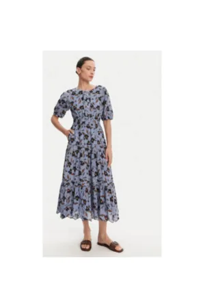 Rochie de vara dama PL953695 - Bumbac - Albastru deschis