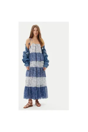 Rochie de vara dama  PL953739 - Poliester - Albastru