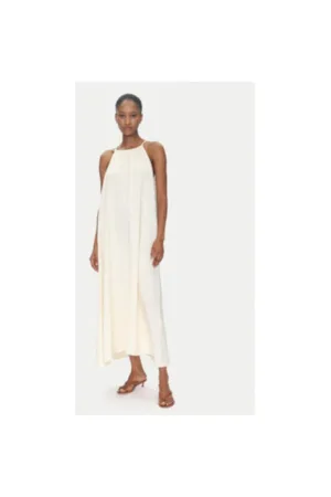 Rochie de vara dama  TD0757 - Viscoza/Rayon - Ecru