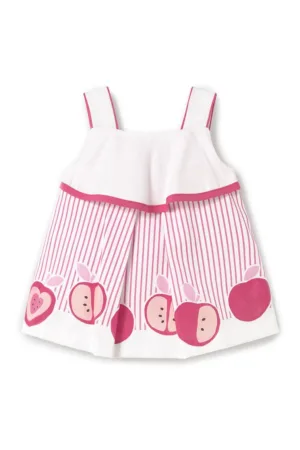 Rochie de vara fete  1864 - Bumbac - Roz