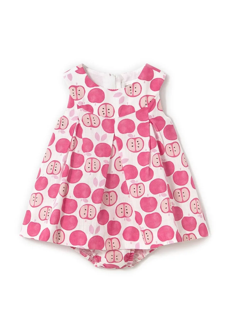 Rochie de vara fete 1865 - Bumbac - Roz