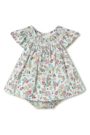 Rochie de vara fete  1867 - Bumbac - Verde