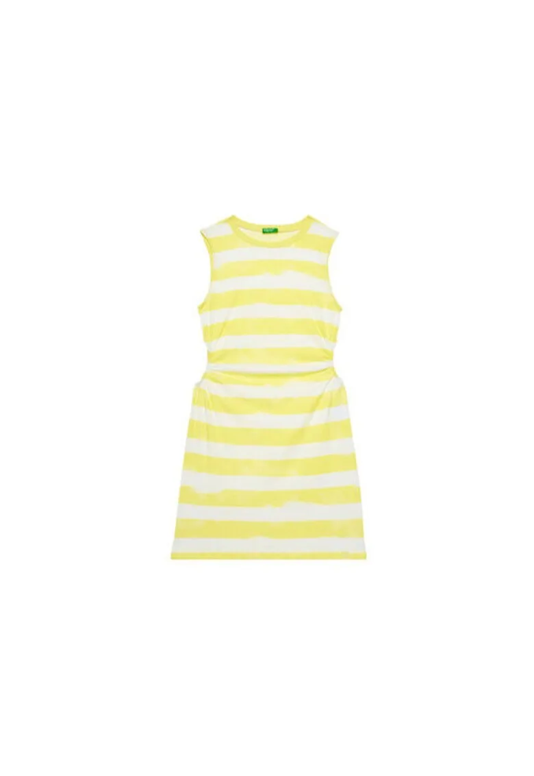 Rochie de vara fete 3SL3CV013 - Bumbac - Galben