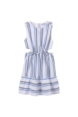 Rochie de vara fete  6982 - Bumbac/Lyocell - Ecru