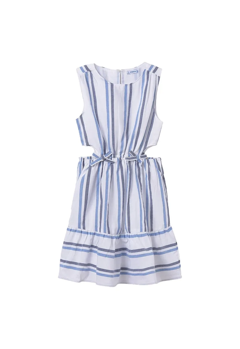 Rochie de vara fete 6982 - Bumbac/Lyocell - Ecru