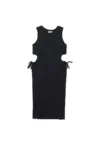 Rochie de vara fete  6985 - Bumbac/Elastan - 14 ani - Negru