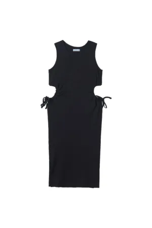 Rochie de vara fete  6985 - Bumbac/Elastan - 14 ani - Negru