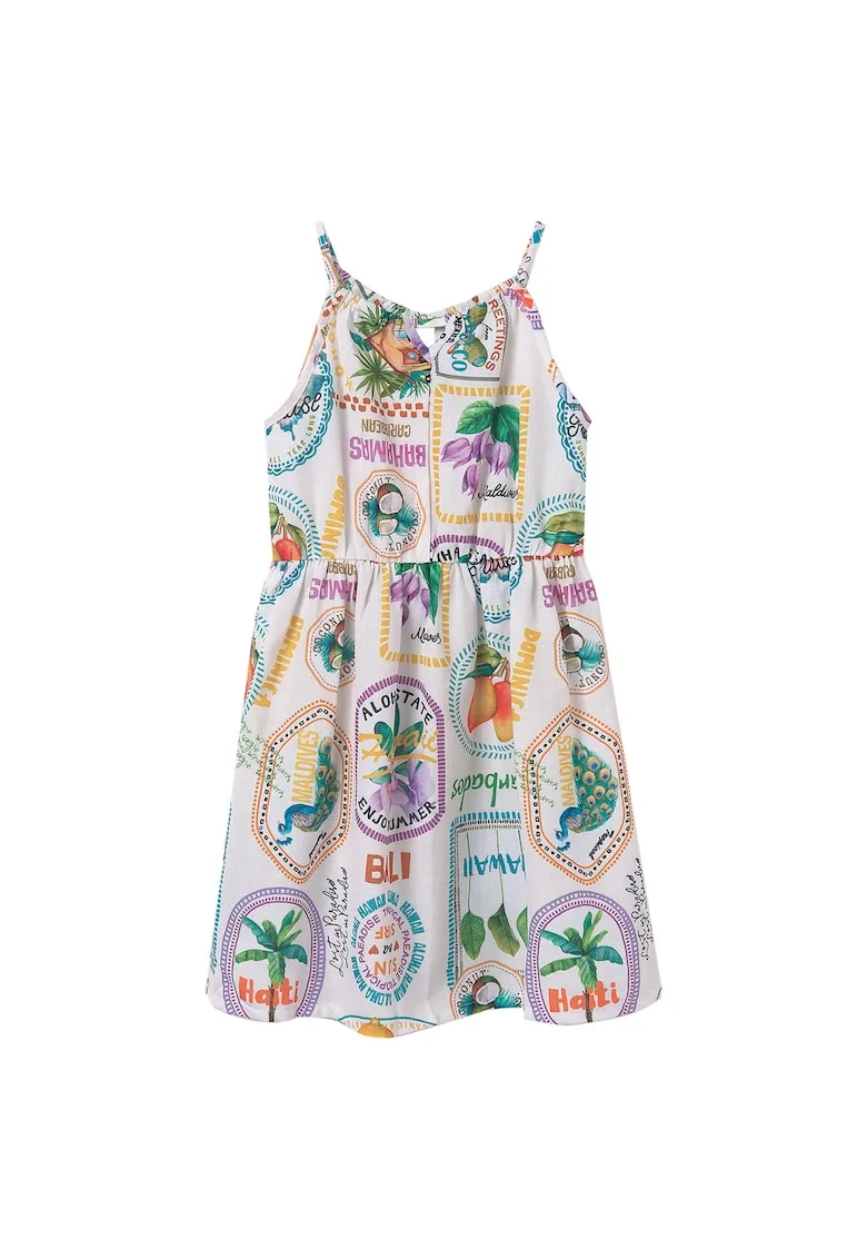 Rochie de vara fete 6986 - Poliester - Multicolor